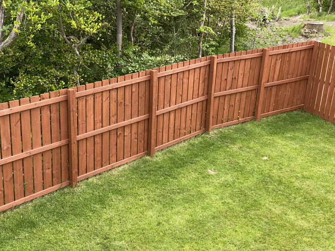 a close up of a fence
