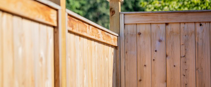 a wooden door
