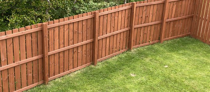 a close up of a fence