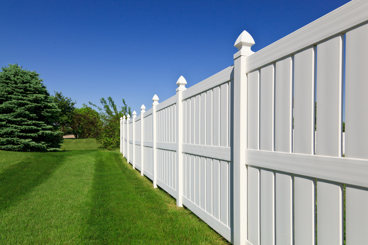 a close up of a green fence with Nelson-Atkins Museum of Art in the background