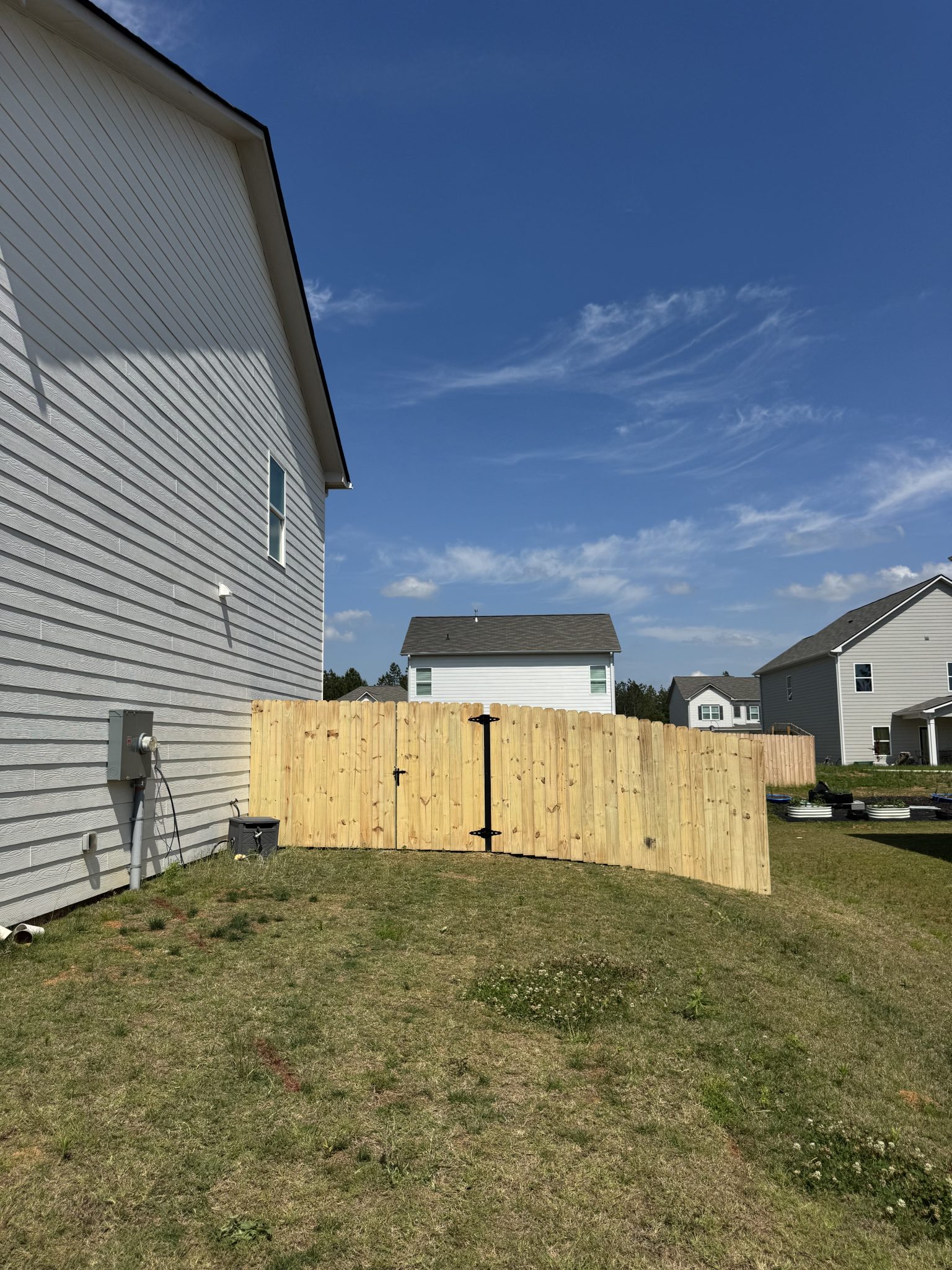 columbiana wood fence