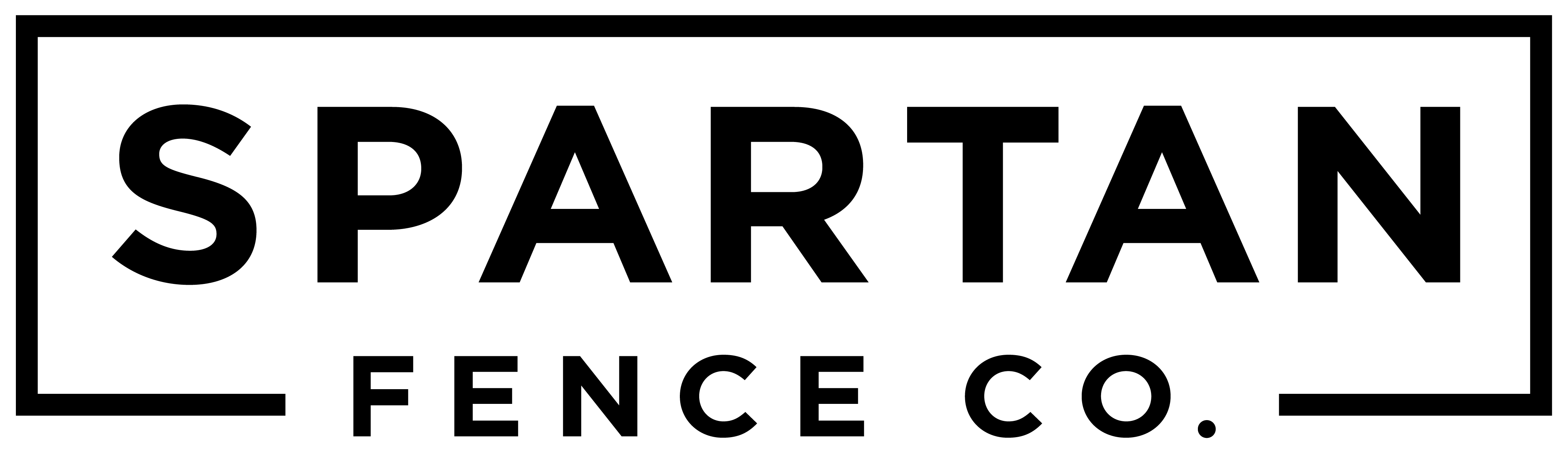 Spartan Fence Co. logo